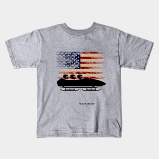 Bobsled USA Flag Kids T-Shirt